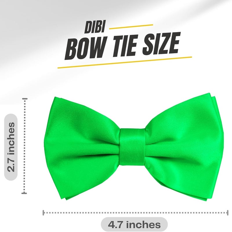 DIBI Adjustable Classic Pretied Bow Tie for Men, Women, and Boys - Men's Bowtie for Wedding, Costume Party and Formal Events - Image 3